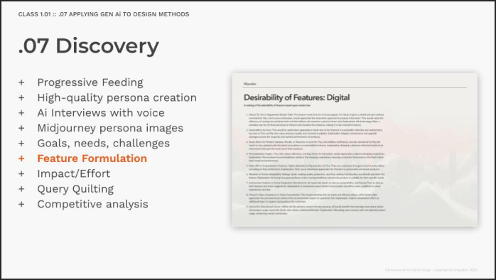 1.02 - Generative Ai for UX/UI Design
Methods I: Discovery