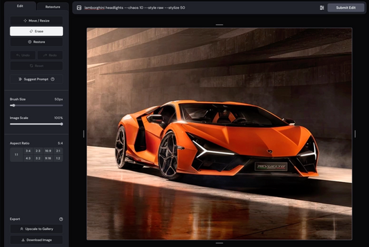 Midjourney's External Image Editor is Going to Impact Design